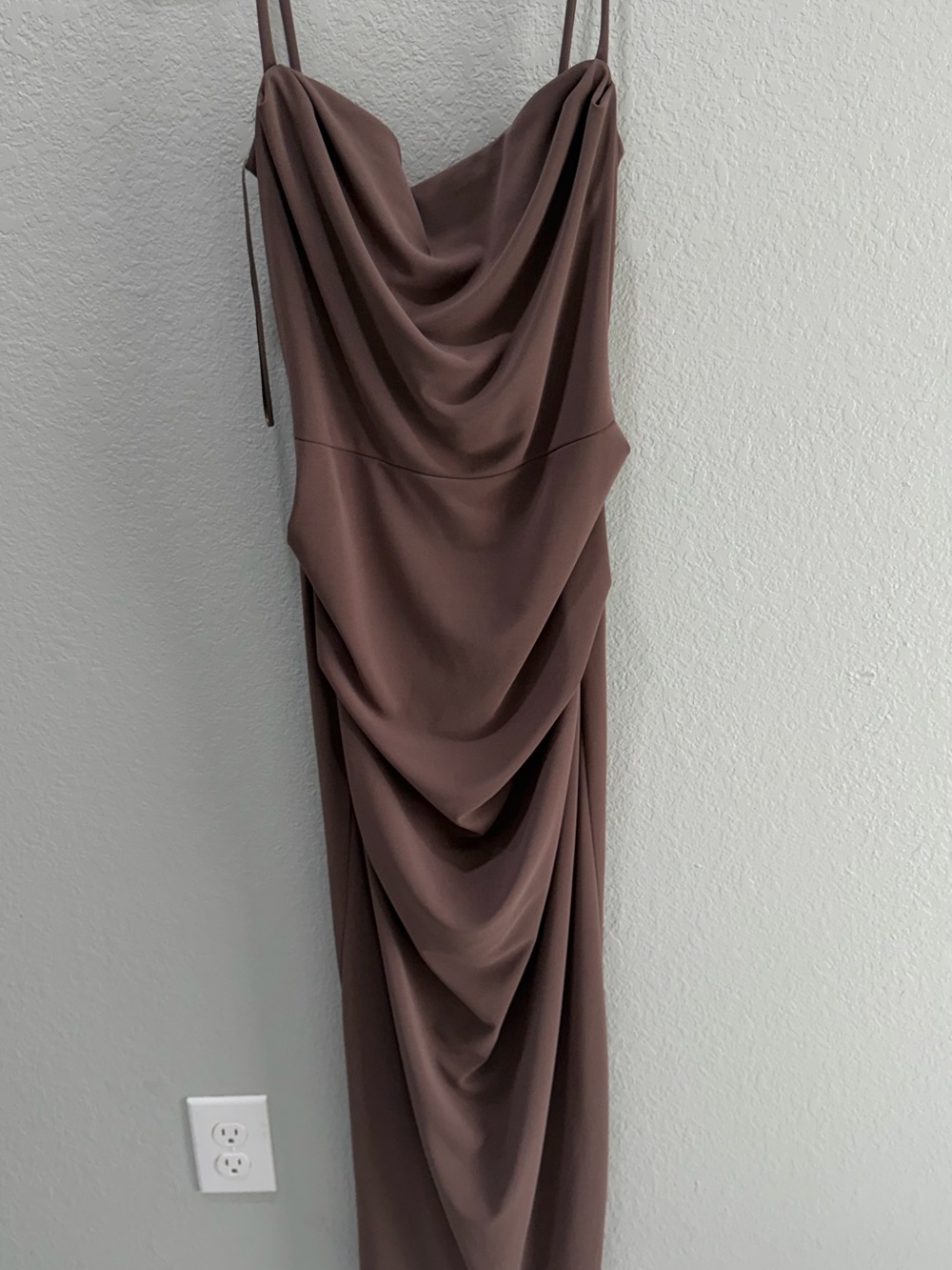 Zara Mauve-Brown Knit Top